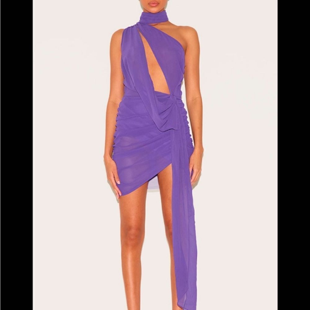 Purple  dress